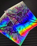 ‘Planet Butterfly’ Holographic Sticker